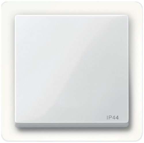 Лицевая панель Schneider Electric Merten System M для 1-кл. выключателя IP44 полярно белый картинка